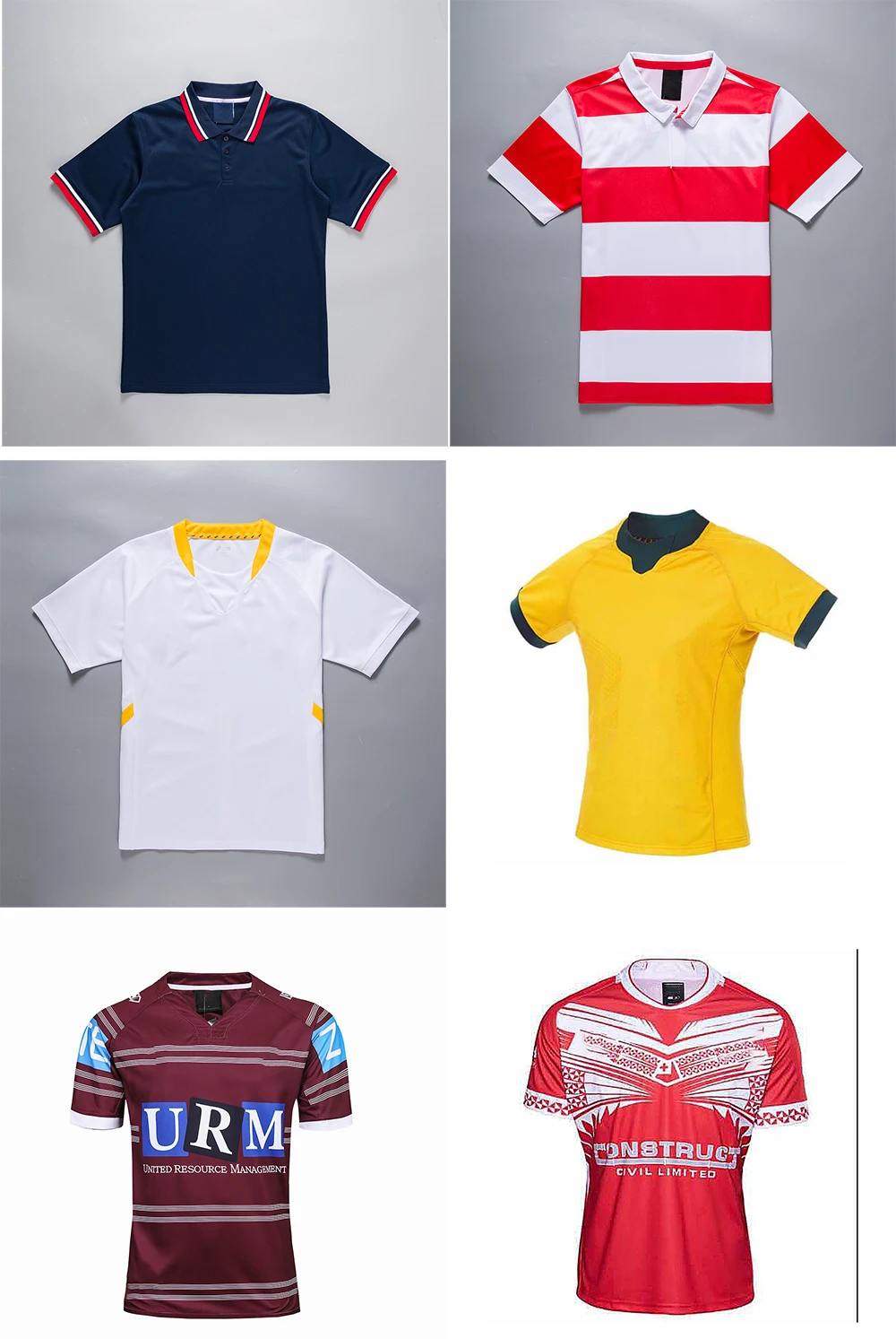 Wholesale Polyester White Rugby Jersey New Zealand Buy Rugby Jersey