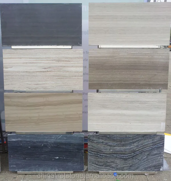 Chinese Perlanto Slab Wooden Grey Big Slab and Tiles for Project Tile and Wall Cladding