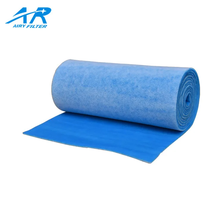 Pet Organic Synthetic Fiber Adhesive Rolls Dust Filter Material+air