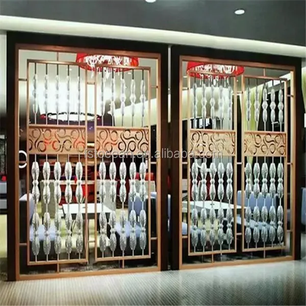Sus201 Decorative Stainless Steel Folding Screen