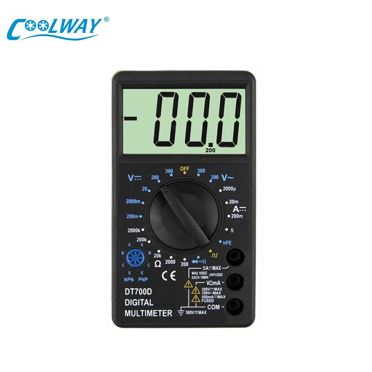 New Pocket Voltmeter Digital Display Multimeter Ohmmeter Volt Tester Electrical Instrument Analysis Instrument