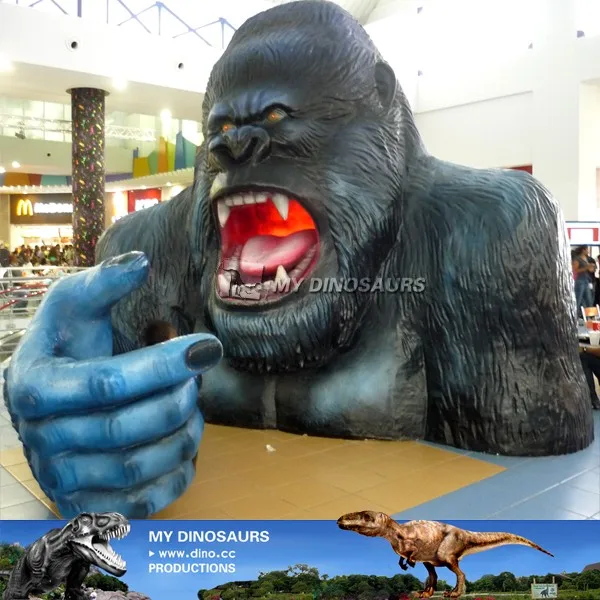 V Giant Animatronic King Kong Gorila Life Size Customized Figure - Buy ...