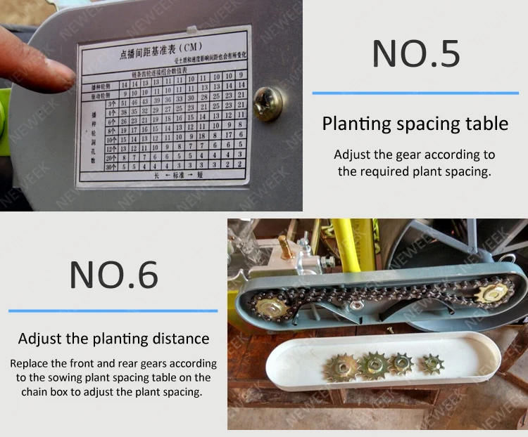 NEWEEK onion manual vegetable seeder carrot sowing seeds machine