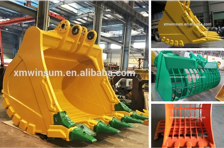 Kubota Excavator Bucket 50-150mm Grid Size Riddle Skeleton Bucket For ...