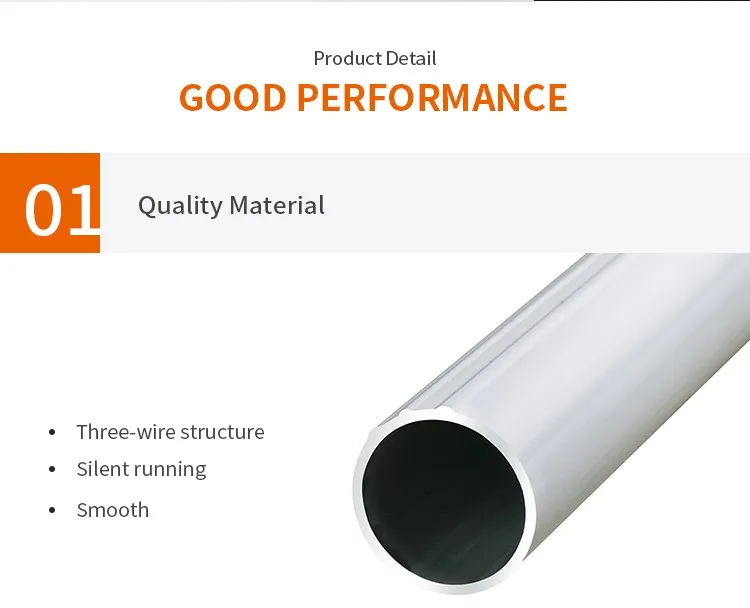 Keewo Home Decoration Curtain Pipes Aluminum Pole 28mm Curtain Rod Set