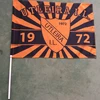 Polyester Custom hand wave flag 30x50cm with PVC flagpoles