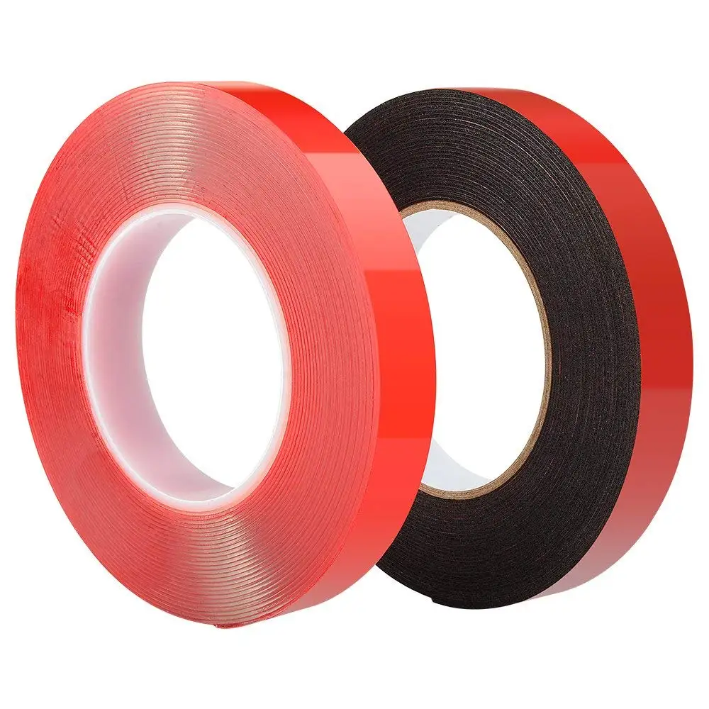 Ultra tape. Heavy duty double sided adhesive tape 60mm - black.