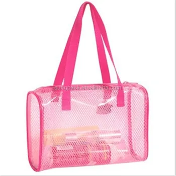 makeup bag with handle