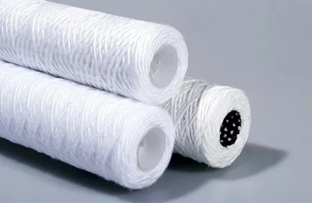 Micro wound filter cartridge PP yarn / Cotton / Fiberglass string water filters