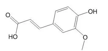 Φυσικός υψηλός της κκπ - Ferulic οξύ εκχυλισμάτων πίτουρου ποιοτικού CAS 1135-24-6 ρυζιού