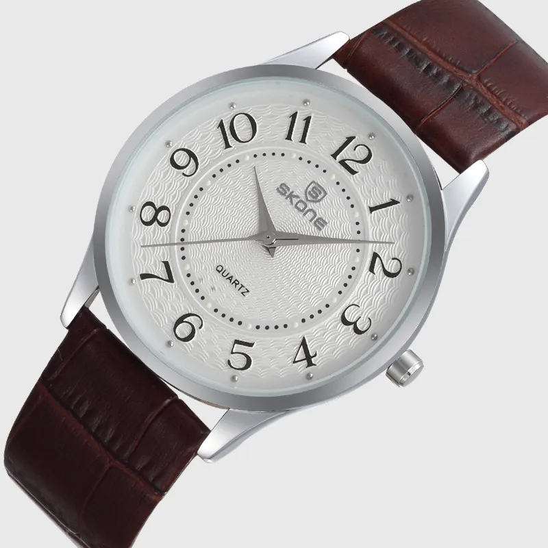 New Classic Luxury Silver Alloy Case Mens Wristwatch Stainless Steel