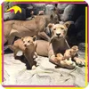 KANO6597 Museum Exhibition Fantastic Full Sized Interactive Life Size Wild Animal Statue For Sale