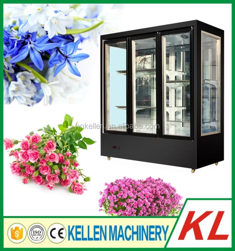 Compact Structure And Easy Moveing Commercial Flower Showcase