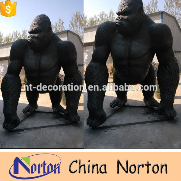 life size resin gorilla