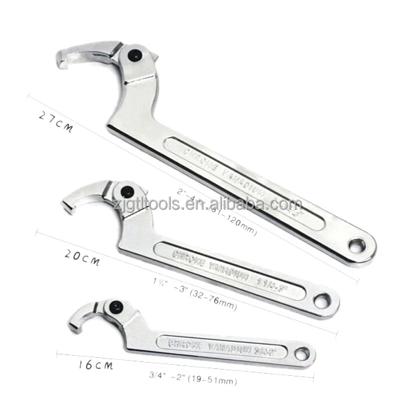 Bature C Spanner Tool Adjustable Hook Wrench 3276MM 11/43 Motorcycle
