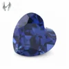 Natural ruby 32 # heart cut 4*4mm blue corundum,sapphire glass watch water resistant