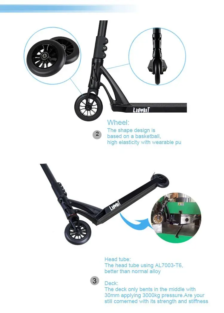 Bmx Stunt Scooter For Kids Black Stunt Scooters Stunt Dirt Bike For