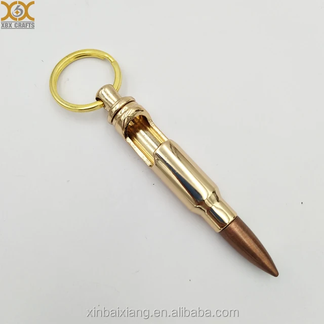 Details about   .50 Cal Bullet Bottle Opener w/ Keychain 2 Pack Novelty Metal Rifle for Drinking 