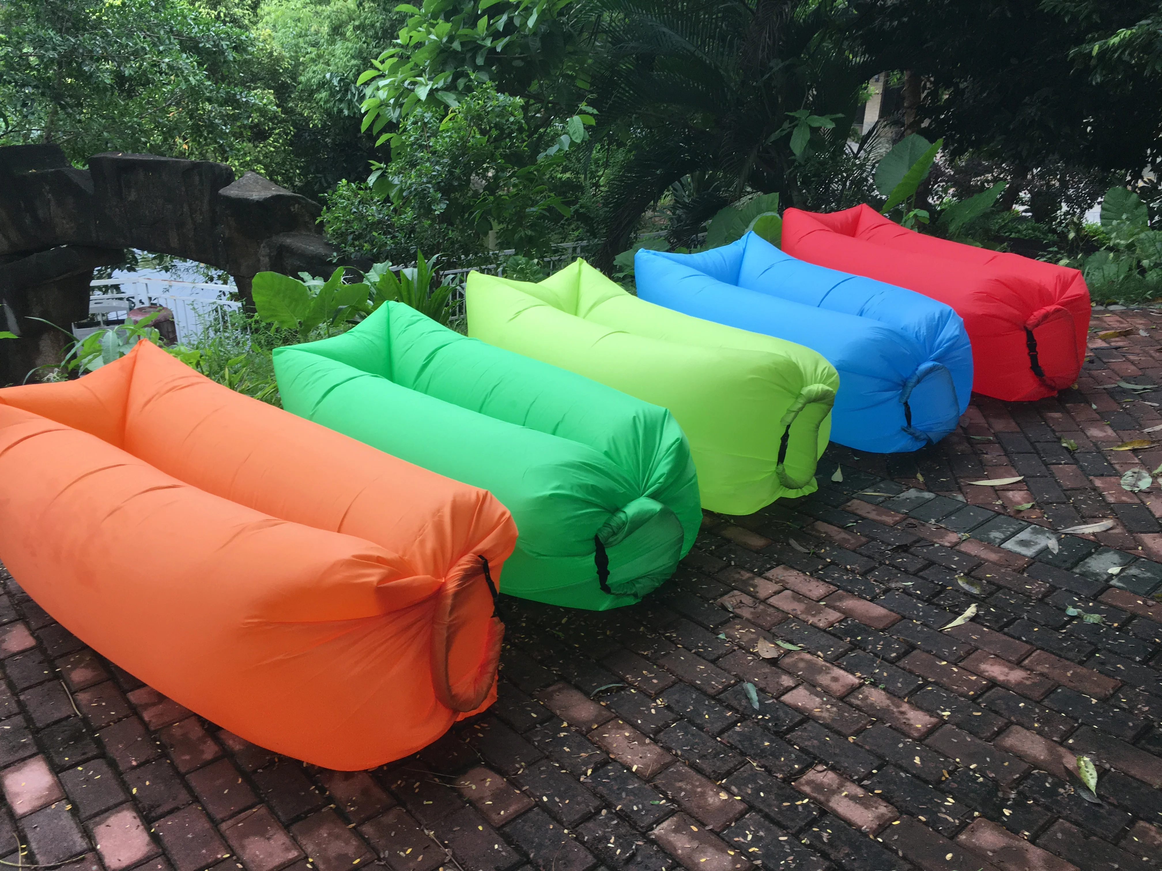 Portable Outdoor Beach Sun Lounger Blow Up Camping Lounge Chair Air