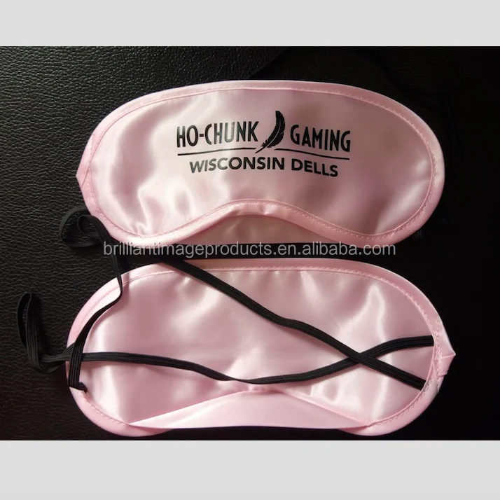 Cheap Black Sleeping Mask/promotional Satin Eye Mask/airline Sleeping
