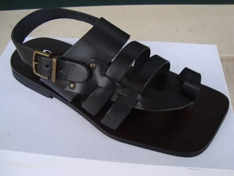 mens designer leather sandals