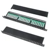 FTP 48 PORTS PATCH PANEL CAT5E CAT6 FTP 24 PORTS PATCH PANEL with LED good quality