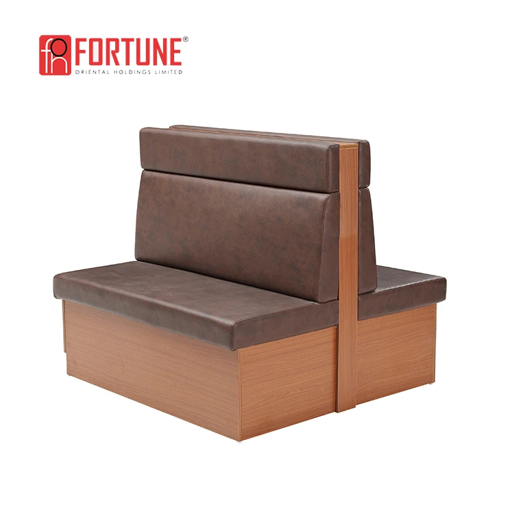 Double Sided Customized Restaurant Sofas For 4 Seats With Storage Buy