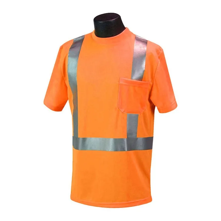 High Quality Fluorescent Orange 3m Reflective Safety T Shirt Buy