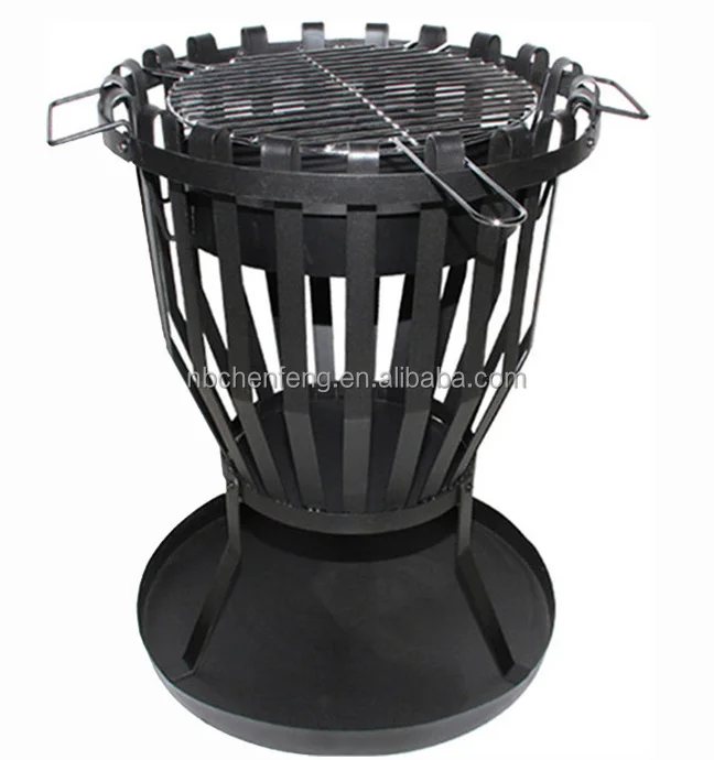 Outdoor asador pozo de fuego con parrilla-Fogones de Exteriores