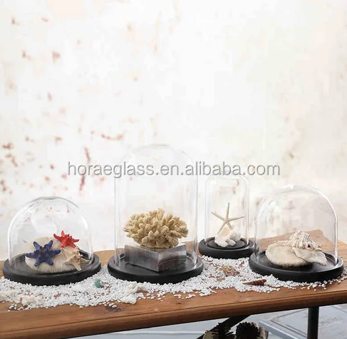 Glass Doll Dome With Black Wood Base Big Size For Wedding Party Event Table Centerpiece Decoration Cake Cover a.png