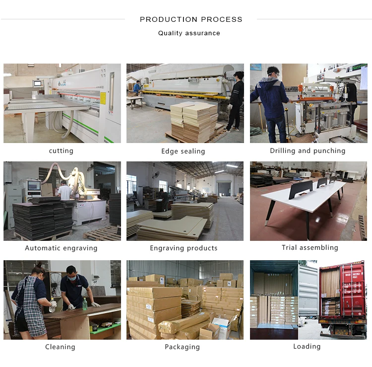 Open MDF Modular 2, 6, 4 Person Office Workstation For 6 Person Workstation Office Furniture Workstation Modern