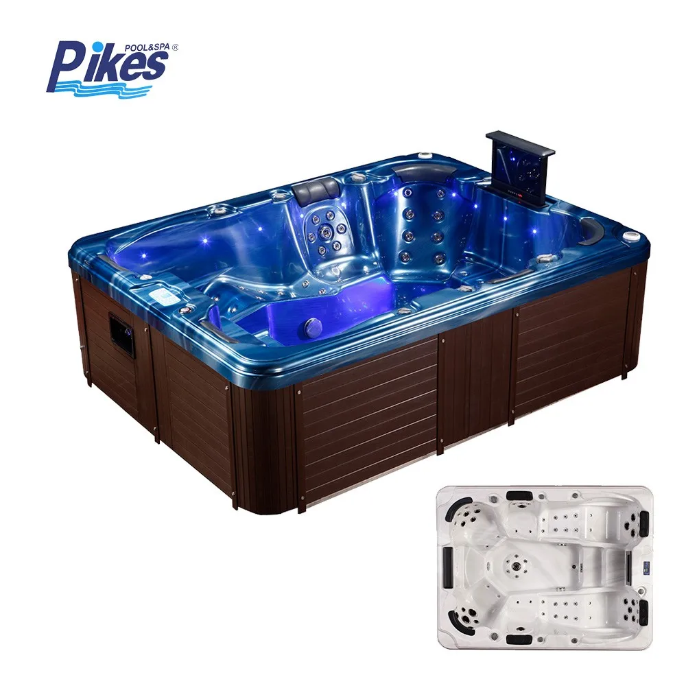 Factory Price High Quality Acrylic And Fiberglass Hot Tub Spa For 6