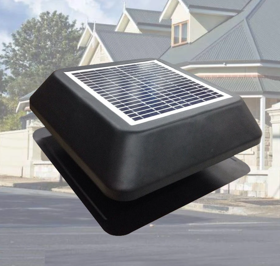 Vent Goods14inch Battery Powered Fans Roof Mounted Industrial Exhaust