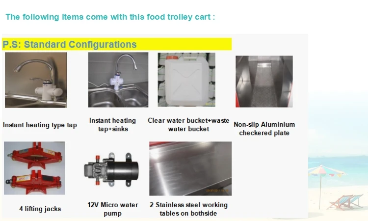 JX-FR280H Shanghai Jiexian commercial food trailer food truck van