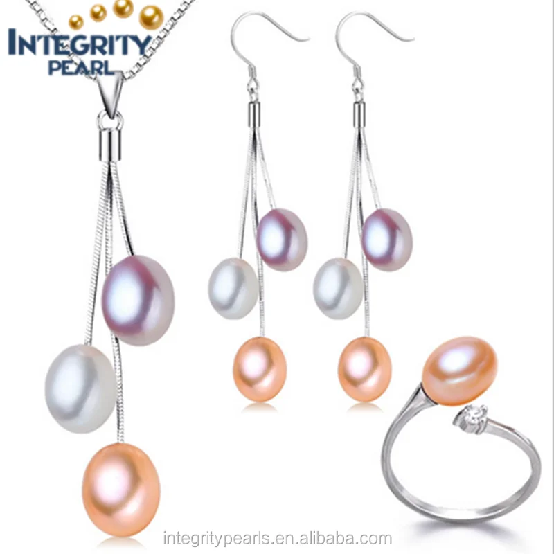 freshwater pearl jewelry sets