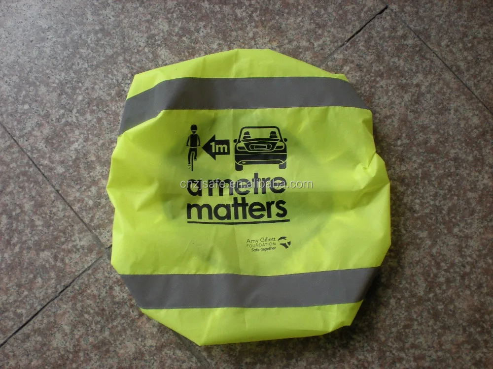 Fluorescent High Visibility Waterproof Safety Reflective Backpack Cover