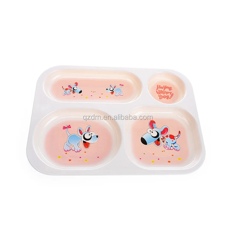 4 Section Dinner Tray For Kids
