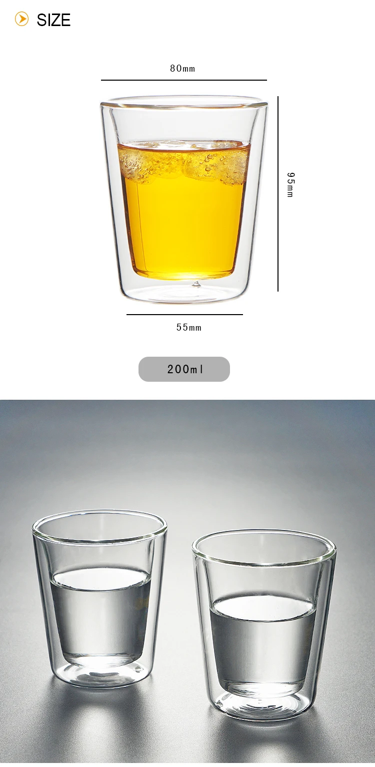 Wholesale small glass tea juice cups\t
