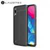 Laudtec Litchi Leather Pattern TPU Back Cover Phone Case For Samsung Galaxy M10