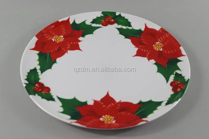 30% Melamine Christmas Plate, X'mas Dishes