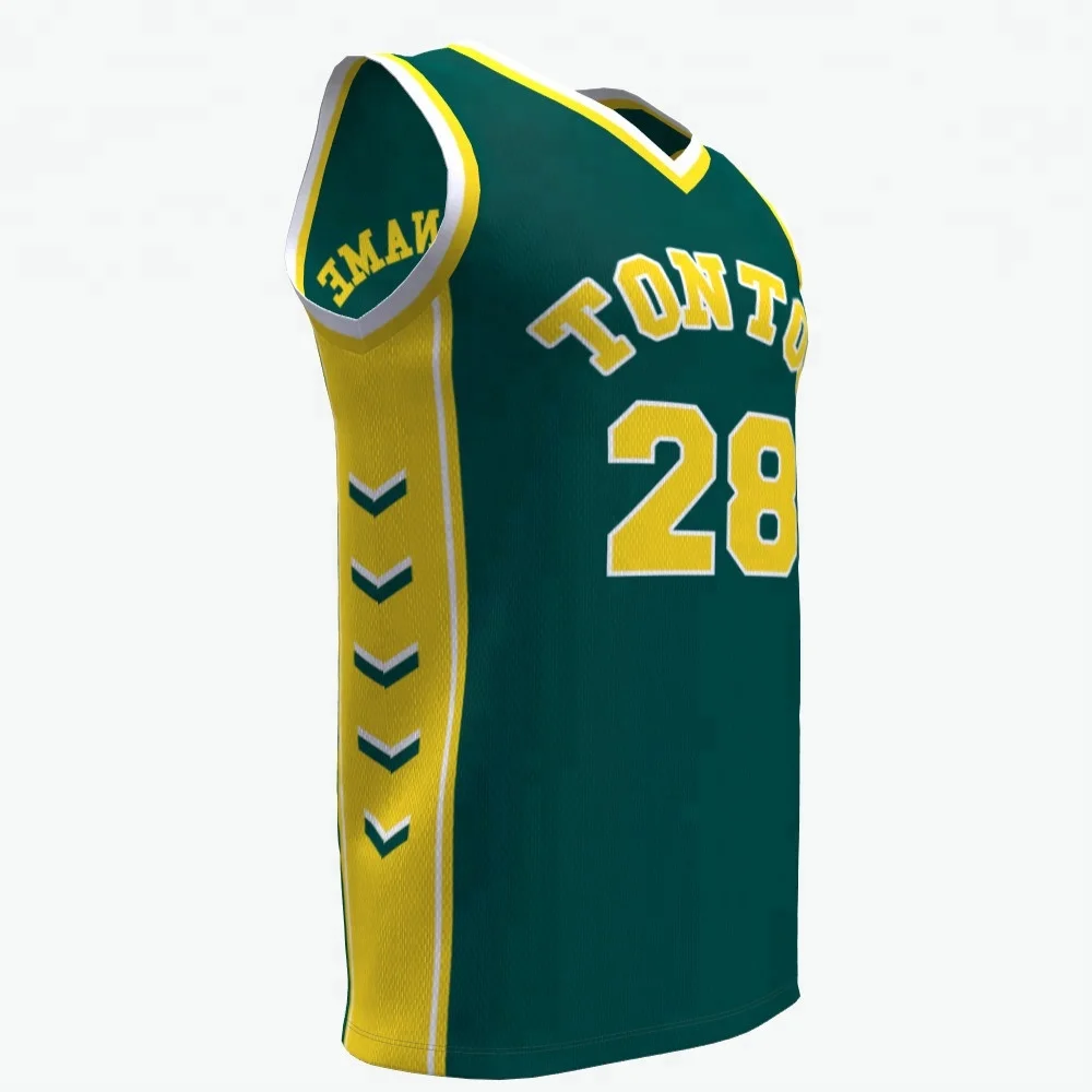 Basketball Team Jersey Custom Design Color Green Buy Basketball