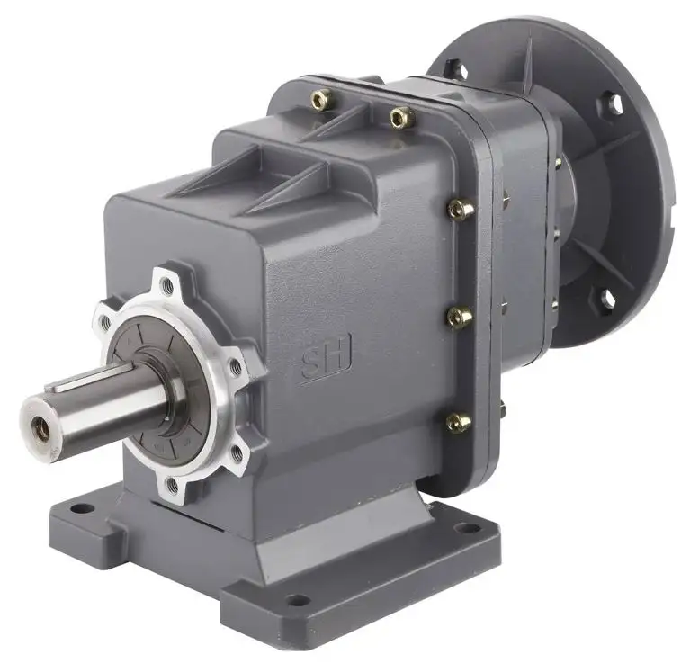 src 多级减速斜齿轮减速器