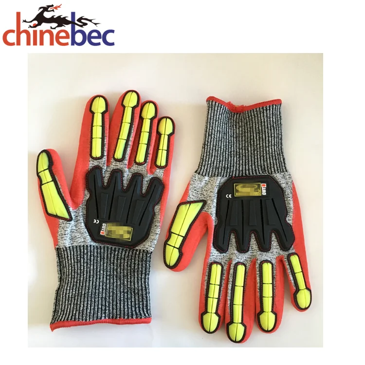 chemical work gloves