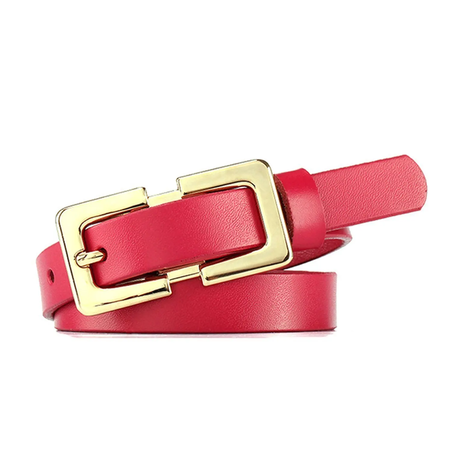 Kaured Stylish Wide Belts for Women Elastic Wide Style Women Belts Metal Round Buckle