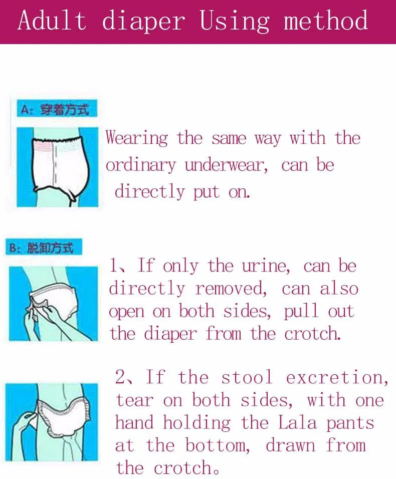 Pant type diaper Quite good pant type diaper think