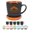 Custom Corporate Mug Gifts12 Oz Coaster Mug Includes your Logo imprint