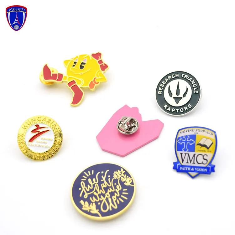 Customized Men's Suit Jacket Lapel Pins Chest Badge Enamel Pins From
