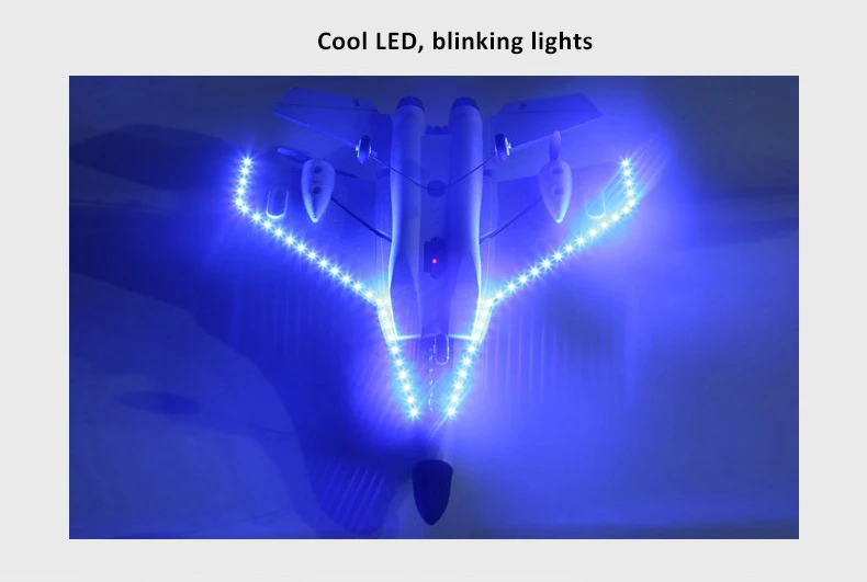 Durable EPP electric foam rc planes with led lights