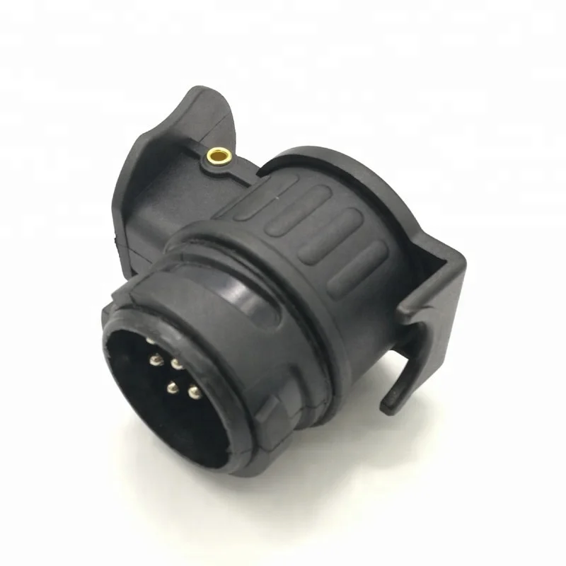 Conector de remolque redondo de 7 v/ías resistente hembra enchufe de remolque 7 pines EBS 24 V