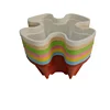 Hot selling plastic stacking flower pots